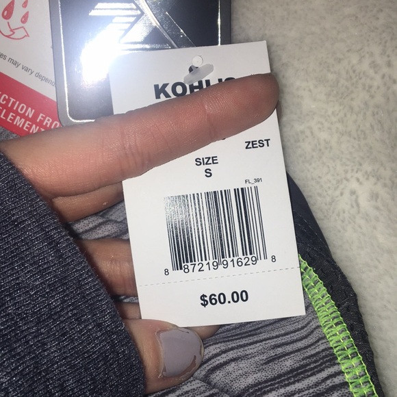 Cropped heather gray leggings - Picture 5 of 6